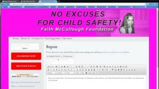 child safety reporting Faith McCullough Foundation