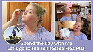 Spend a lazy summer day with me | Let's visit the Tennessee Flea Mall + a small thrift haul