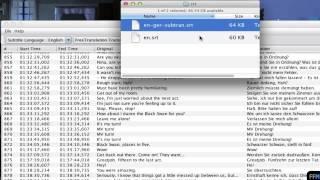 Translate Subtitle files (.SRT) Free on Mac