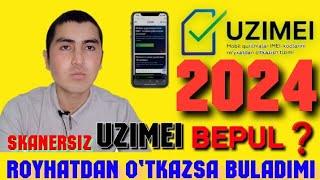 UZ IMEYA SAYTIDAN SKANERSIZ RO‘YHATDAN O‘TISH 2024,  UZIMEYA SAYTIDAN OSON RO‘YHATDAN O‘TISH 2024