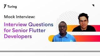 Flutter Mock Interview | Interview Questions for Flutter Developers