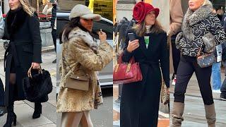 WINTER FASHION VLOG FROM ITALIANS STYLE | CHIC OUTFITS IN WALK TOGETHER | MILAN LUXURY SHOPPING LOOK