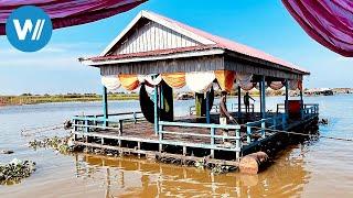 Kambodschas schwimmende Dörfer - Umzug auf dem Tonle Sap (ARTE 360° Reportage)