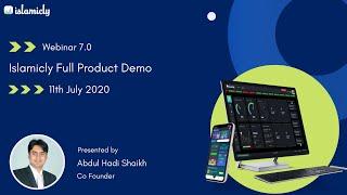 Islamicly Full Product Demo Webinar 7.0 | World's first Shariah certified App and Web Portal.