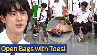 [Knowing Bros Best ep.94] Who's Going to be Mater of Toes? : Jin vs Bros