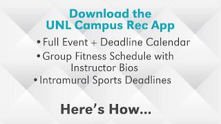 How to Download the UNL Campus Rec Guidebook App