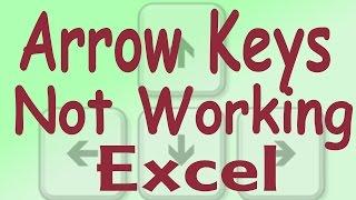 Up Down Arrow Keys Are Not Woking In Excel