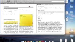 Notetaking with Mendeley Tutorial