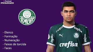 PALMEIRAS PES 2020 - 100% ATUALIZADO - ELENCO, FORMAÇÃO, FACES E MUITO MAIS