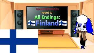 Countryhumans react to All Endings: Finland (IT'S BACK)