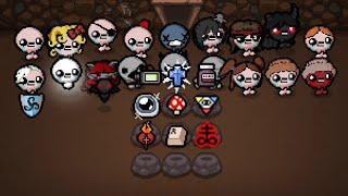 The entire Isaac Squad dances for good Items.