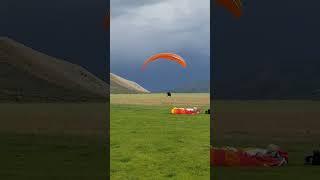Boss landing with the air chair #paragliding #flightschool