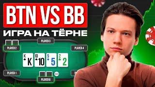 BTN против BB ▫️ Стратегии после чека по флопу на двубродвейной текстуре ▫️ Разбор в GTO Wizard