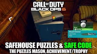 COD Black Ops 6 - Safehouse Puzzles and Safe Code Guide (How to Open the Safe)