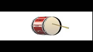 Bass drum sound effect