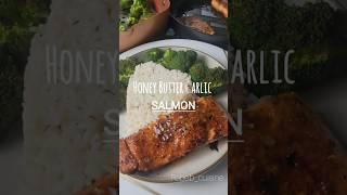 Honey Butter Garlic Salmon #shorts #fyp #love #food