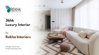 3 BHK APARTMENT LUXURY INTERIORS BY REKHA INTERIORS | PUNE | PIMPRI CHINCHWAD