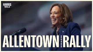 VP Kamala Harris Delivers Remarks at Allentown, PA Rally