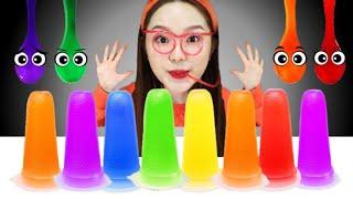 Mukbang *Merong Neh Boo Jelly* Rainbow Jelly 메롱메롱 메롱젤리를 먹어보았다! Hello CHICHI 헬로치치 ASMR (Eating Show)