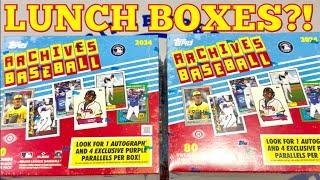 NEW RELEASE!  2024 TOPPS ARCHIVES COLLECTOR BOXES!  (Aka The Lunch Boxes)