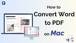 How to Convert Word to PDF on Mac | Wondershare PDFelement 8