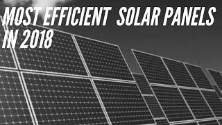 Most Efficient SOLAR Panels