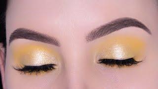 Simple 5-Minute Yellow Golden Eyeshadow Tutorial | Beginner-Friendly