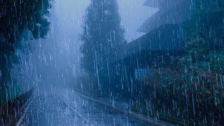 Torrential Rain and Thunder on the Roof + 3 HZ - Rain And Thunder Sounds For Sleeping