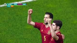 eFootball PES 2021 SEASON UPDATE UEFA EURO 2020 Final Gameplay - France vs. Spain