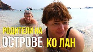 РОДИТЕЛИ НА ОСТРОВЕ КО ЛАН - ПРОБУЮТ КОКoС! Паттайя, Таиланд 