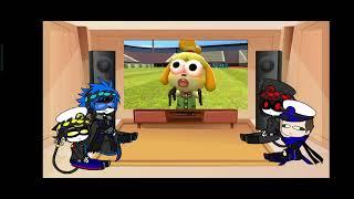 Murder drone K and his friends react to SMG4 Expands his brain