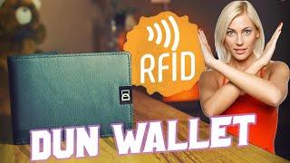 Обзор Dun Wallet RFID  — стильный кошелёк с защитой от считывания данных