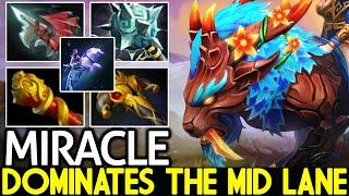 MIRACLE [Mirana] 100% Physical Damage Solo Mid Gameplay Dota 2