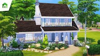 TINY HOUSE FOR 8 SIMS  | The Sims 4: Tiny Living | Speed Build