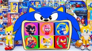 Sonic The Hedgehog 3 Movie Toys Boxes Unboxing ASMR | Sonic, Tails, Knuckles, Amy Rose, Shadow