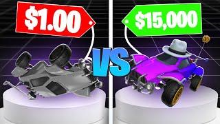 $1 vs $15,000 Car #RocketLeague