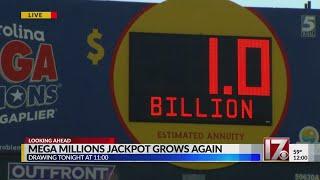 Mega Millions jackpot increases to $1 billion ahead of drawing