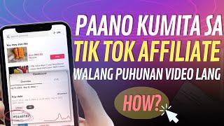 PANO MAGCONTENT ANG TIKTOK AFFILIATE NA WALANG PUHUNAN?? (NO ACTUAL PRODUCTS TIPS AND VIDEOS)