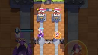 EVOLVED WITCH VS EVOLVED WIZARD! #clashroyale #shorts