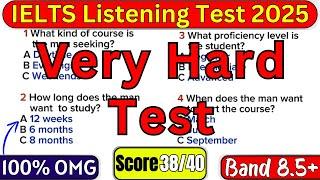 DIFFICULT TEST 4, 11, 16 & 25 JANUARY 2025 IELTS LISTENING TEST WITH ANSWERS | IELTS | IDP BC