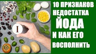 10 ПРИЗНАКОВ НЕДОСТАТКА ЙОДА В ОРГАНИЗМЕ И КАК ЕГО ВОСПОЛНИТЬ. ЩИТОВИДНАЯ ЖЕЛЕЗА.