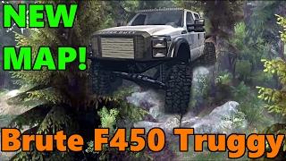 Spin Tires NEW MAP Bear Narrows and BruteTerror Ford F450 Truggy