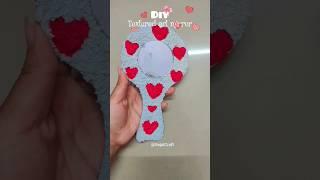 DIY textured art mirror#shorts #youtubeshorts #sejalcraft