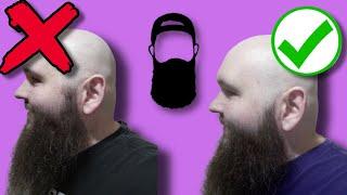 Perfect Sideburn Angle for Bald & Bearded!