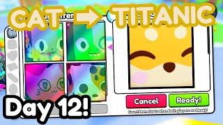 Cat to Titanic #12 - SUPER RARE HUGES FLIPPING! 2B+ Gems Profit! (Pet Simulator 99)