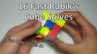 Fast Rubik's Cube Solves - Episode 1