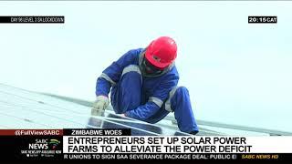 Zimbabwe | Entrepreneurs set up solar power farms to alleviate power deficiency