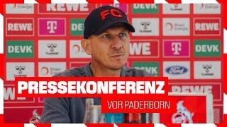 LIVE: Pressekonferenz vor Paderborn | 1. FC Köln