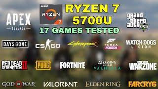 Ryzen 7 5700U Vega 8 | Test in 17 Games in 2022