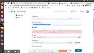How to get ZOOM Client ID & Secret Key